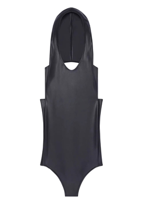 Courrèges hooded jersey bodysuit - Black