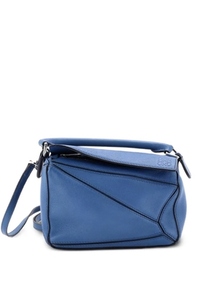 Loewe Pre-Owned Puzzle Bag Leather Mini crossbody bag - Blue
