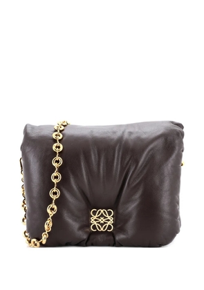 Loewe Pre-Owned Goya Puffer Bag Leather Medium shoulder bag - Brown