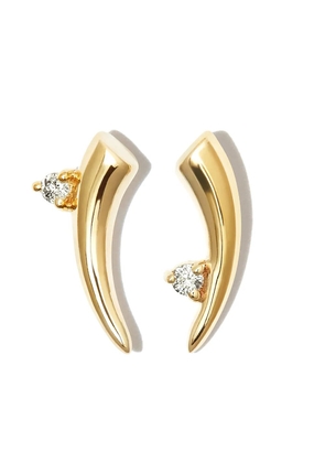 Adina Reyter 14K yellow gold thorn diamond stud earrings