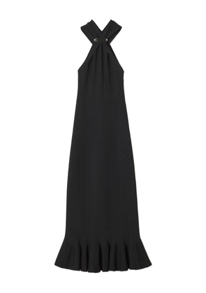 Lanvin halterneck midi dress - Black