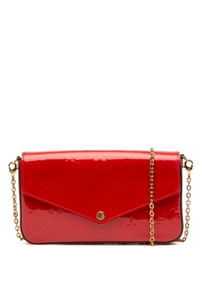 Louis Vuitton Pre-Owned 2016 Monogram Vernis Pochette Felicie crossbody bag - Red