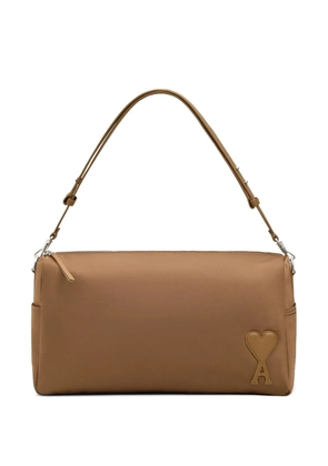 AMI Paris large Marcel shoulder bag - Brown