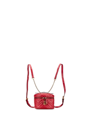 Gucci Pre-Owned 2016-2025 Mini GG Marmont Matelasse Leather Round backpack - Red
