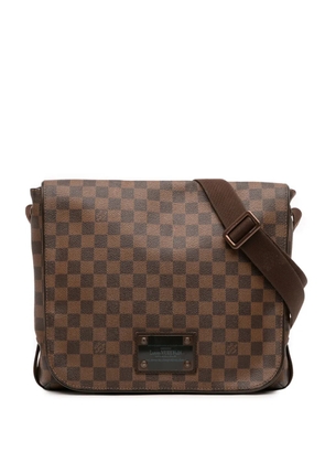 Louis Vuitton Pre-Owned 2011 Damier Ebene Brooklyn MM crossbody bag - Brown