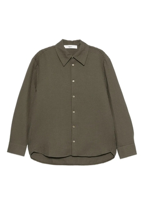 Séfr long-sleeve cotton shirt - Green