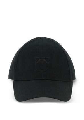PINKO embroidered logo cap - Black