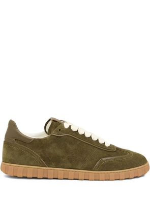 AMI Paris Step leather low-top sneakers - Green