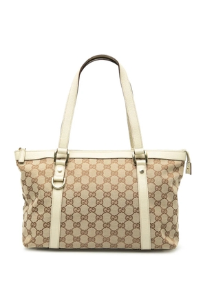 Gucci Pre-Owned 2000-2015 GG Canvas Abbey D Ring tote bag - Brown