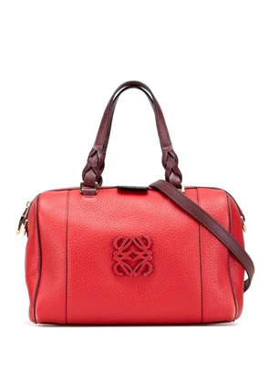 Loewe Pre-Owned 2012 Leather Fusta 25 satchel - Red