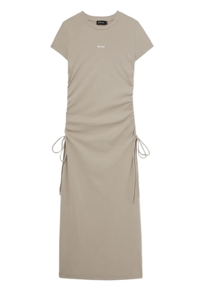 tout a coup logo-appliqué T-shirt dress - Grey