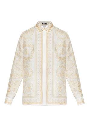 Versace Barocco-print shirt - White