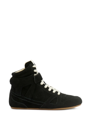 ISABEL MARANT Senny high leather sneakers - Black