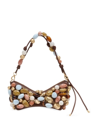 Cult Gaia Mercier mini shoulder bag - Brown