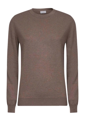 Brunello Cucinelli crew-neck cashmere sweater - Brown