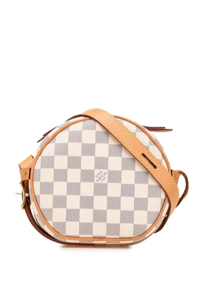 Louis Vuitton Pre-Owned 2020 Damier Azur Boite Chapeaux Souple PM crossbody bag - White