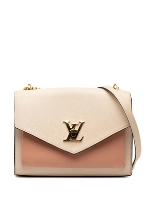 Louis Vuitton Pre-Owned 2018-2021 Bicolor Leather MyLockMe Chain BB crossbody bag - Brown