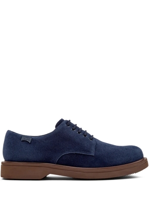 Camper Norman suede lace-up derby shoes - Blue