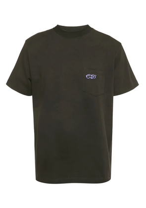 Christian Dior Pre-Owned logo-embroidered T-shirt - Black