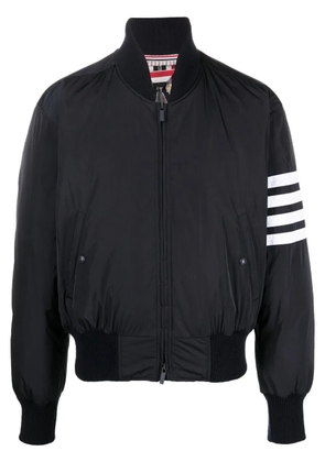Thom Browne 4-Bar stripe bomber jacket - Blue