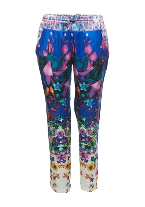 Roberto Cavalli Vintage floral-print trousers - Blue