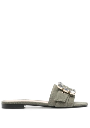 Roberto Festa Fade denim slides - Green