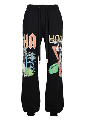 Haculla Crow Royale wide-leg track pants - Black