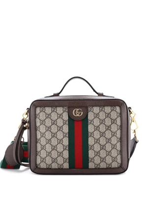 Gucci Pre-Owned Ophidia Zip Around Camera Bag GG Coated Canvas Small shoulder bag - Brown