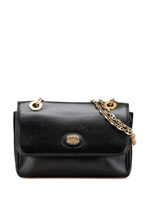 Gucci Pre-Owned 2000-2015 Small Leather Marina Chain shoulder bag - Black