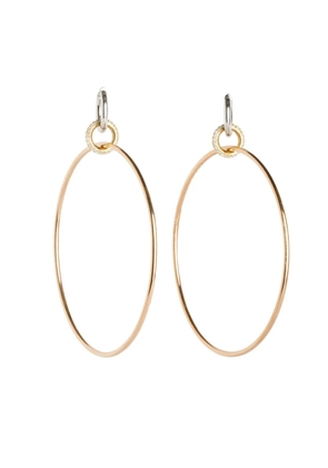 Spinelli Kilcollin 18kt rose gold Altaire diamond hoop earrings - Pink
