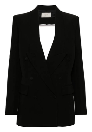Coperni triangle-detail cut-out blazer - Black