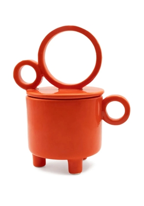 C'era Fragrance Aria Cup circular-handle candle - Orange