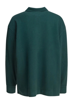 Carhartt WIP Script zip logo polo shirt - Green