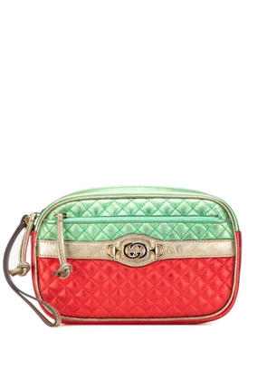 Gucci Pre-Owned 2000-2015 Laminated Nappa Trapuntata Wristlet clutch bag - Red
