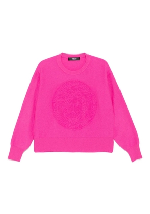 Versace logo-knit jumper - Pink