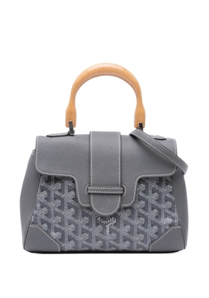 Goyard Pre-Owned 2017 Mini Goyardine Saigon Souple satchel - Grey