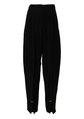 Mugler pierced tailored trousers - Black