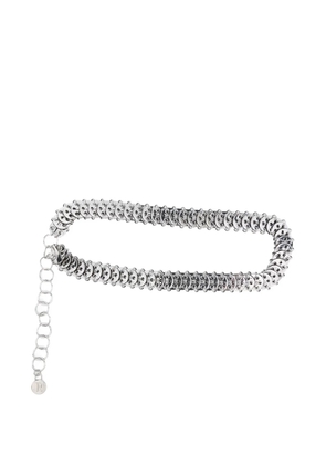 Rabanne coin-link belt - Silver