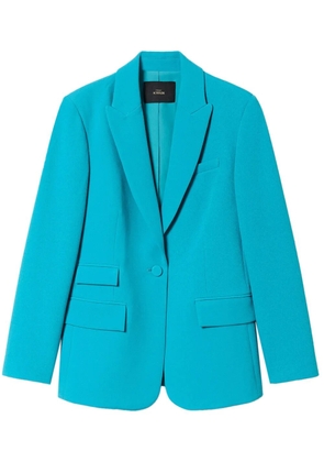 TWINSET cady-texture blazer - Blue