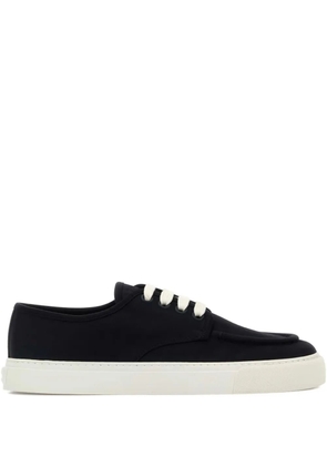 Prada canvas lace-up sneakers - Blue