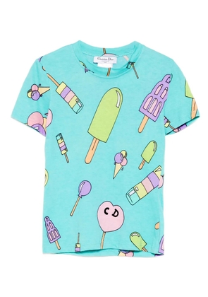 Christian Dior Pre-Owned 2002 short-sleeves T-shirt - Blue