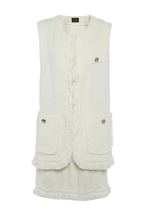 LIU JO fringed-hem skirt set - Neutrals