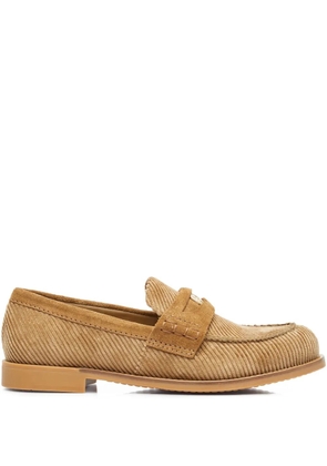Miu Miu corduroy loafers - Neutrals
