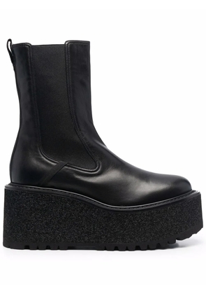 Premiata Gaucho platform sole ankle boots - Black