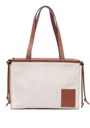 Loewe Pre-Owned 2021 Small Canvas Cushion tote bag - Brown