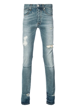 UNRAVEL PROJECT distressed skinny jeans - Blue