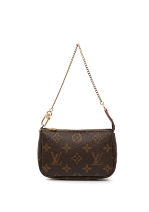 Louis Vuitton Pre-Owned 2010 Monogram Mini Pochette Accessoires handbag - Brown