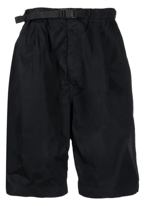 Comme des Garçons Homme pleat-detail cotton shorts - Black