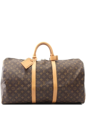 Louis Vuitton Pre-Owned 1998 Keepall Bandoulière 55 Monogram holdalls bag - Brown
