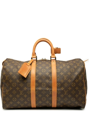Louis Vuitton Pre-Owned 1987 Monogram Keepall 45 travel bag - Brown